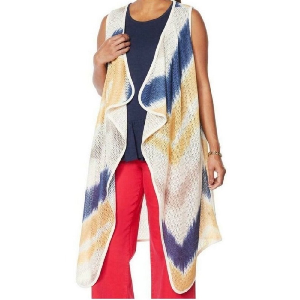 NWT Duster Vest Cardigan, Sleeveless, Sunflower
DG2 by Diane Gilman - Picture 1 of 8